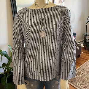 Banana Republic Long Sleeved Striped Top / Blouse